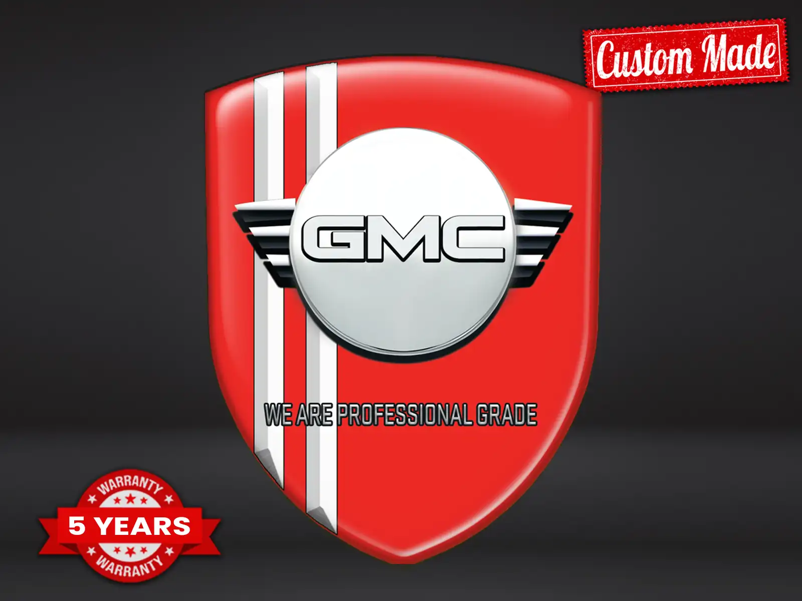 GMC Personalized Logo Stickers Style Max Lasting Pro